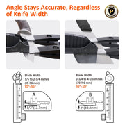 SHARPAL 202H Precision Knife Sharpener System, Adjustable 10-35 Angle, 7 Abrasive Plates, Leather Strop, Black