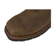 Thorogood Western Wellington Waterproof Composite Toe Work Boots for Men, Brown, Full-Grain Leather, Slip-Resistant Outsole, 11in, 804-4338