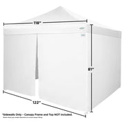 Caravan Canopy 10' x 10' V-Series 2 Pro/M-Series Pro 2 Sidewall Kit