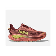 HOKA Challenger 8 Women's Running Shoes, Blush/Dark Cedar, Synthetic Mesh Upper, Medium Width, 8.1 oz, 1168717/1168719-BSHD