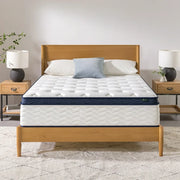 Zinus MSSPKT-12F 12 Inch Pocket Coil Euro Top Hybrid Mattress, Full