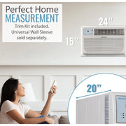 Keystone KSTAT14-2HD 14,000 BTU Through the Wall Heat/Cool, R32