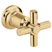 Brizo Invari Wall Mount Tub Filler Cross Handle Kit, Polished Gold, Two-Handle Design, HX70476-PG