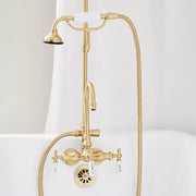 Signature Hardware SH441501BG Gooseneck Shower Conversion Kit with Hand Shower - 60