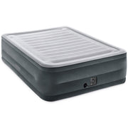 Intex 64417EP Comfort Plush Elevated Dura-Beam Airbed with Internal Electric Pump, Queen