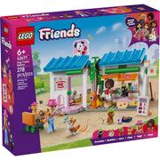 LEGO Friends Dog Treats Bakery Building Toy with Aliya and Sage Minidolls, 4 Toy Dogs, Accessories, Multicolor, 278 Pieces, 6585579