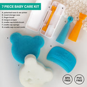 Oogiebear 7-Piece Baby Essentials Kit, BPA-Free, Multicolor, Daily Health and Oral Care Set
