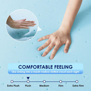 PayLessHere 2 Inch Gel Infused Memory Foam Mattress Topper, King Size, Non-Slip Surface, CertiPUR-US Certified