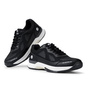 FitVille Pickleball Shoes for Men Wide Toe Box Breathable Upper Arch Support Shock Absorption Black Size 12 MBATV2BLK12M
