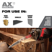 Milwaukee 48-00-5326 THE AXwith CARBIDE TEETH 5T 9L 3PK