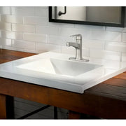 Moen 84565SRN Tilson Spot Resist Brushed Nickel Bathroom Faucet with Optional Deck Plate