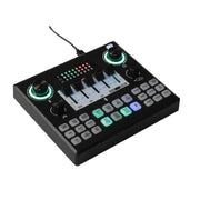 Vivitar VIVAUDMIX Audio Mixer Multiple Sound Pads & Effects for Vlogging, Black