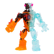 Mr Beast Lab 24911 Mutators Frost Panther Action Figure, Magma-Frost Fusion, Multicolored, 5.5 Inch, 20+ Articulation Points