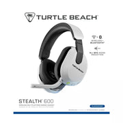 Turtle Beach TBS-3102-15 Stealth 600 Wireless Multiplatform Amplified Gaming Headset for PS5, PS4, PC, Nintendo Switch & Mobile Bluetooth, 80-Hr Battery, Noise-Cancelling Flip-to-M