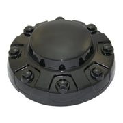 Coast To Coast Wheel Center Cap Pair, Gloss Black, Fits 2019-2021 Ram 3500, ABS Plastic, Bolt-On Installation