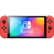 Nintendo Switch OLED Video Game Console, 7-Inch OLED Screen, 64 GB Storage, Wired LAN Port, Red Edition
