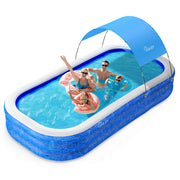 Sable EJ-HF042 Large Inflatable Swimming Pool with Canopy, 150