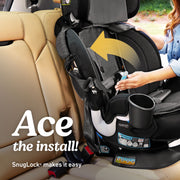 Graco Turn2Me 3-in-1 Rotating Convertible Car Seat, Lilac Mod, 4-100 lb, 5-Point Harness, 2220326