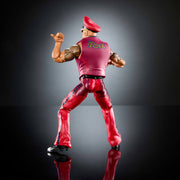 Mattel WWE x Street Fighter The Rock Final Boss 6-Inch Action Figure with 25 Points Articulation, TrueFX Detailing, Swappable Hands, Accessories, Retro Packaging, JLD79