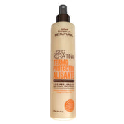 Placenta Life Be Natural Lisso Keratina Smoothing Thermoprotector, Heat Protectant for Straight or Frizzy Hair, Frizz Control, Split Ends Repair, 250 ml