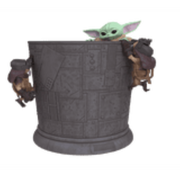 Golden Link Star Wars The Mandalorian and Grogu Popcorn Bucket with Fandango Movie Ticket - Star Wars Fans