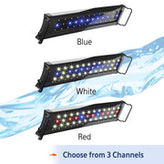 Aqueon OptiBright Plus LED Aquarium Light Fixture, Remote Controlled, Adjustable Legs, 18-24 Inch, Black, 100115720