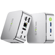 GMKtec G10 Mini PC, AMD Ryzen 5 3500U up to 3.7 GHz, 16GB DDR4 RAM, 512GB SSD, Triple 4K Display Support, 2.5GbE LAN, Silver