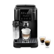 De'Longhi Magnifica Start Automatic Espresso Machine with Built-in Conical Burr Grinder, LatteCrema Milk Frother, 5 One-Touch Drinks, Black, ECAM22080B