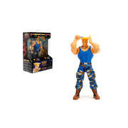 Jada Toys Guile Player 2 1:12 Scale Action Figure with Interchangeable Heads and Hands, Multicolor, 8 in