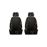 Ruff Tuff Perforated Sof-Touch Seat Cover with Camo Trim, Leather-Like Fabric, Double-Foam Backing, Multiple Pockets, RFTF PERF SOF-TOUCH W/CAMOCV14