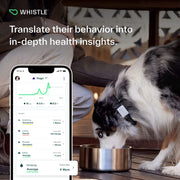 Whistle Switch Smart Collar Kit, GPS Location and Health Tracking, Shadow Black, XS/S for Dogs 5-25 lbs