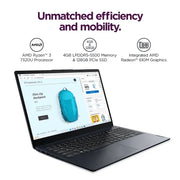 Lenovo IdeaPad 1 Laptop, 15.6in FHD Display, AMD Ryzen 3 7320U Processor, 4GB DDR4 RAM, 128GB NVMe SSD, Windows 11 Home, Abyss Blue, 82VG00R2US