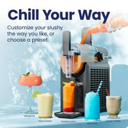 Iceman RJ62-BLACK-CA Slush-Ease 48 oz. Slushie Machine, Black