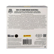 Panini Mosaic 2024-25 NBA Basketball Trading Cards Mega Box, 6 Packs, 10 Cards per Pack, Exclusive Reactive Parallels