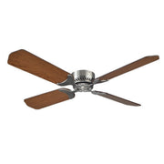 LaSalle Bristol Ceiling Fan, 36 in, Oak and Cherry Blades, Brushed Nickel Finish, Reversible DC Motor, 4-Speed Remote Control, Hugger Mount, TSDC36BNOK