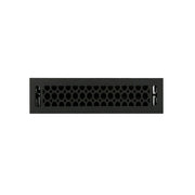 Signature Hardware 301621 Cast Iron Floor Register w/ Louvers - 2-1/4