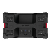 ION Tailgater Tough Portable Wireless Speaker, 65W, Bluetooth 5.3, IPX5 Water-Resistant, Rechargeable Battery, FM Radio, Stereo Link, Black, TLGATERTGHX