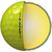 Srixon Z-Star 2023 Yellow Golf Balls Premium 3-Piece Urethane