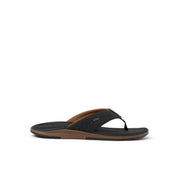 Reef Offshore Men's Sandals, Memory Foam Lined Synthetic Nubuck Strap, High-Rebound EVA Footbed, Wider Fit, Black/Gum, CJ9058