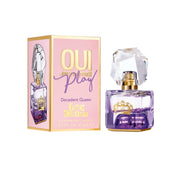 Juicy Couture Oui Play Decadent Queen Eau de Parfum Spray, Floral Amber Fruity Scent, 0.5 fl oz