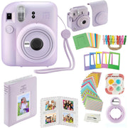 Fujifilm Instax Mini 12 Instant Camera with Case and Accessory Kit Lilac Purple 4.9 MP