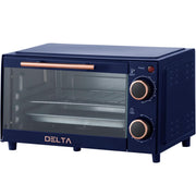 Prime Cuisine DT-1032_BLU 2 Slice Toaster Oven Small Countertop Compact 9 in