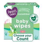 Parent's Choice Cucumber Scent Baby Wipes, 900