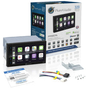 Planet Audio P9900CPA Double-DIN 6.75 inch CarPlay Android Auto Car Audio Stereo System