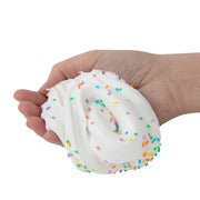 Orb Factory Birthday Cake Slime, Silky Stretchy Sensory Fidget Toy with Festive Sprinkles, Ages 5 and Up