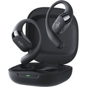 Shokz OpenFit 2+ Open-Ear Headphones, Dolby Audio, Comfortable Soft Ear Hooks, 48H Playtime, IP55 Water-Resistant, USB-C Fast Charging, Wireless Charging, Black, T921