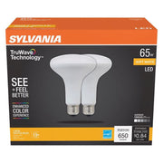 OSRAM SYLVANIA 40728 CCY 7W LED BR30 MED 120V 2700K 2/PK