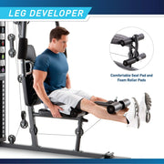 Marcy MWM-4965SC 150 lb. Stack Weight Home Gym MWM-4965SC Full Tricep Lat Butterfly Curl Gym