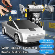 TSL 1:18 Electric RC Cyber Pickup Transforming Robot Car with LED Lights, Rechargeable Battery, 2.4GHz Remote Control