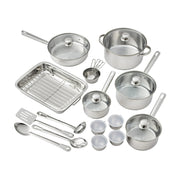 Mainstays MS81-080-305-23 Stainless Steel 24 Piece Cookware set